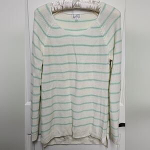 Women's long sleeve striped sweater